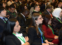 Youth Forum kicks off in Baku as part of 7th UNAOC Global Forum. Azerbaijan, Baku, 25 apr. 2016